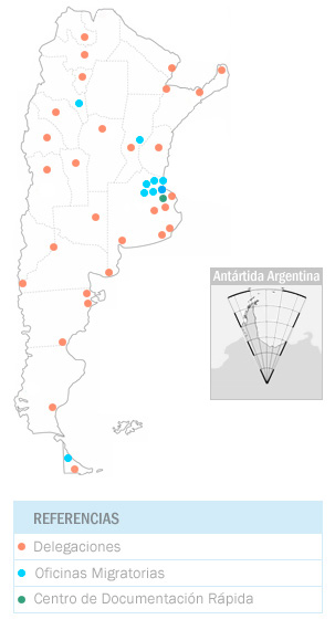 Mapa Delegaciones